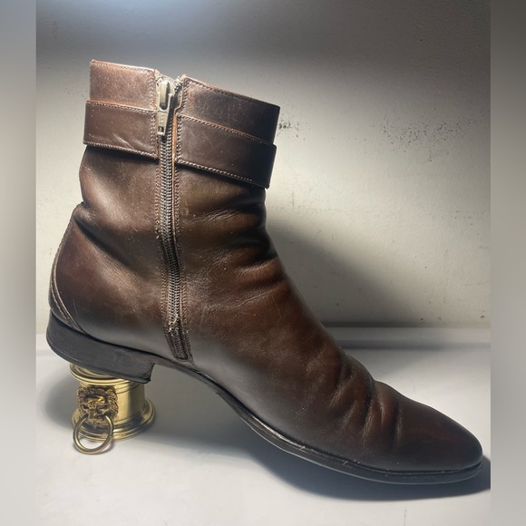 GUCCI Gg interlockiing zip ankle boot sz 43 .5 E made in italy - Picture 6 of 16